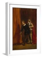 Hamlet and His Mother, 1849-Ferdinand Victor Eugene Delacroix-Framed Giclee Print