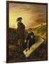 Hamlet and Horatio in the Cemetery, 1835-Eugene Delacroix-Framed Giclee Print