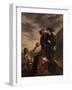 Hamlet and Horatio in the Graveyard-Eugene Delacroix-Framed Giclee Print