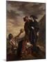 Hamlet and Horatio in the Graveyard-Eugene Delacroix-Mounted Giclee Print