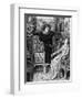 Hamlet and Ophelia, 1858-Dante Gabriel Rossetti-Framed Giclee Print