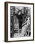 Hamlet and Ophelia, 1858-Dante Gabriel Rossetti-Framed Giclee Print