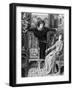 Hamlet and Ophelia, 1858-Dante Gabriel Rossetti-Framed Giclee Print