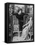 Hamlet and Ophelia, 1858-Dante Gabriel Rossetti-Framed Stretched Canvas