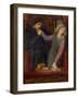 Hamlet and Ophelia, 1866-Dante Gabriel Charles Rossetti-Framed Giclee Print