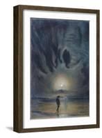 Hamlet and the Ghost, 1901 (Oil on Canvas)-Frederic James Shields-Framed Giclee Print