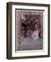 Hamlet Before King Claudius, Queen Gertrude and Ophelia, Scene from "Hamlet"-Christian August Printz-Framed Giclee Print