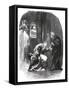 Hamlet by William Shakespeare-John Gilbert-Framed Stretched Canvas