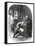 Hamlet by William Shakespeare-John Gilbert-Framed Stretched Canvas