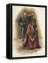 Hamlet confronts the guilty Claudius-Harold Copping-Framed Stretched Canvas