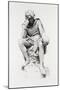 Hamlet, from the Statue by Lord Ronald Gower-Leopold Flameng-Mounted Giclee Print
