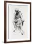 Hamlet, from the Statue by Lord Ronald Gower-Leopold Flameng-Framed Giclee Print