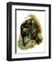 Hamlet holds the skull of the jester Yorick-Harold Copping-Framed Giclee Print