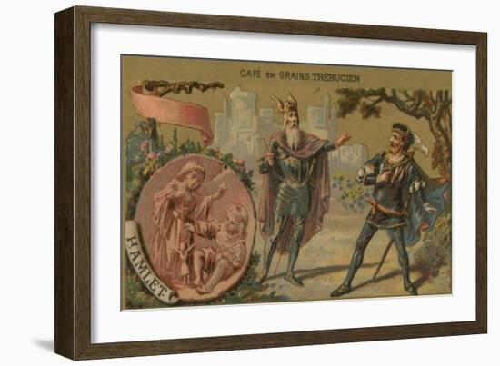 Hamlet - Illustration of Scene from William Shakspeare's Play-null-Framed Giclee Print