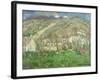 Hamlet in the Cliffs Near Giverny; Hameau De Falaises Pres Giverny, 1885-Claude Monet-Framed Giclee Print