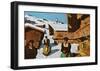 Hamlet in Tyrol-Alfons Walde-Framed Art Print