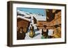 Hamlet in Tyrol-Alfons Walde-Framed Art Print