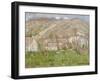 Hamlet on the Cliffs Near Giverny 1883-Claude Monet-Framed Giclee Print