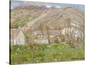 Hamlet on the Cliffs Near Giverny 1883-Claude Monet-Stretched Canvas