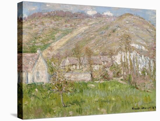 Hamlet on the Cliffs Near Giverny 1883-Claude Monet-Stretched Canvas