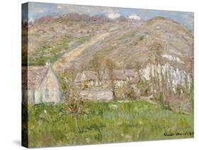 Hamlet on the Cliffs Near Giverny 1883-Claude Monet-Stretched Canvas