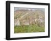 Hamlet on the Cliffs Near Giverny 1883-Claude Monet-Framed Giclee Print