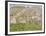 Hamlet on the Cliffs Near Giverny 1883-Claude Monet-Framed Giclee Print