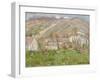 Hamlet on the Cliffs Near Giverny 1883-Claude Monet-Framed Giclee Print