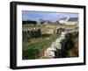 Hamlet on the Pointe De Roc'H Hir, Ile d'Ouessant, Breton Islands, Finistere, Brittany, France-Bruno Barbier-Framed Photographic Print