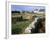 Hamlet on the Pointe De Roc'H Hir, Ile d'Ouessant, Breton Islands, Finistere, Brittany, France-Bruno Barbier-Framed Photographic Print