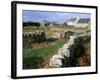 Hamlet on the Pointe De Roc'H Hir, Ile d'Ouessant, Breton Islands, Finistere, Brittany, France-Bruno Barbier-Framed Photographic Print