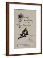 Hamlet, Prince Of Denmark.-null-Framed Giclee Print