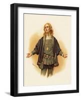 Hamlet, Prince of Denmark-Harold Copping-Framed Art Print