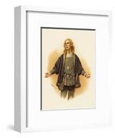 Hamlet, Prince of Denmark-Harold Copping-Framed Art Print