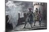 Hamlet Seeing His Father's Ghost on the Battlements of Elsinore Castle-Robert Dudley-Mounted Giclee Print