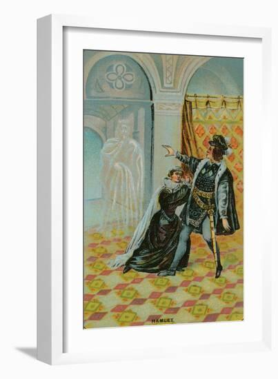 Hamlet - the Ghost of Hamlet's Father Appears-null-Framed Giclee Print