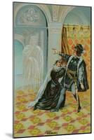 Hamlet - the Ghost of Hamlet's Father Appears-null-Mounted Giclee Print