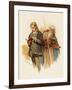 Hamlet with Polonius-Harold Copping-Framed Art Print