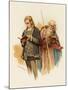 Hamlet with Polonius-Harold Copping-Mounted Art Print