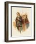 Hamlet with Polonius-Harold Copping-Framed Art Print