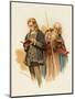 Hamlet with Polonius-Harold Copping-Mounted Art Print