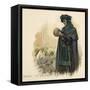 Hamlet with Yorick's Skull-Walter Paget-Framed Stretched Canvas