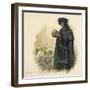 Hamlet with Yorick's Skull-Walter Paget-Framed Art Print