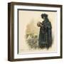 Hamlet with Yorick's Skull-Walter Paget-Framed Art Print