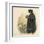 Hamlet with Yorick's Skull-Walter Paget-Framed Art Print