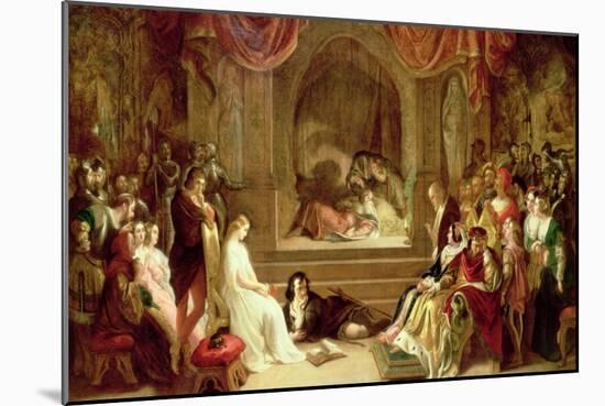 Hamlet-Daniel Maclise-Mounted Giclee Print