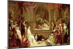 Hamlet-Daniel Maclise-Mounted Giclee Print