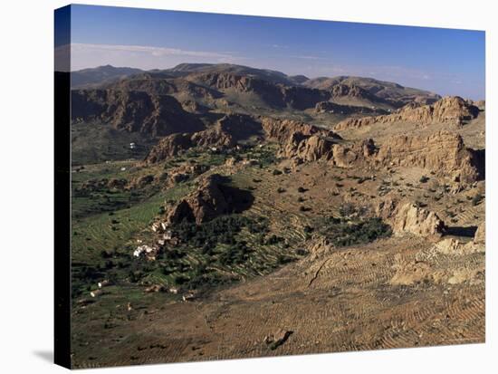 Hamlets and Terraces in the Anti-Atlas Mountains, Tafraoute Region, South West Area, Morocco-Duncan Maxwell-Stretched Canvas