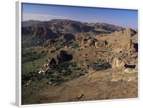 Hamlets and Terraces in the Anti-Atlas Mountains, Tafraoute Region, South West Area, Morocco-Duncan Maxwell-Framed Photographic Print