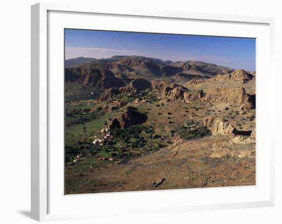 Hamlets and Terraces in the Anti-Atlas Mountains, Tafraoute Region, South West Area, Morocco-Duncan Maxwell-Framed Photographic Print